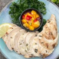 Meal - Grilled Chicken Breast · All natural grilled chicken breast with mango salsa