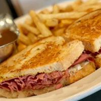 Reuben · Boar's Head smoked pastrami brisket griddled to perfection topped with sauerkraut, swiss che...