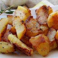 Roasted Potato · Roasted with rosemary, garlic and extra virgin olive oil