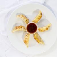 Gyoza · Most popular. Japanese style meat and vegetable dumplings.