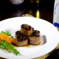 Beef Negimaki · Beef and scallions.