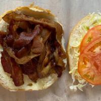 Blt- Bacon, Lettuce & Tomato On A Roll · 