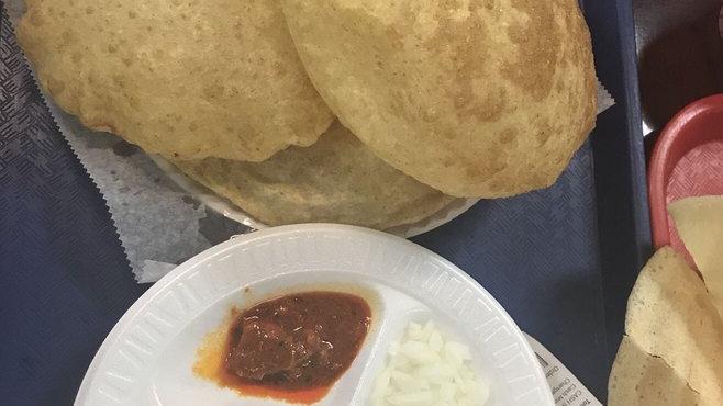 Poori Bhaji · 3 pieces poori with Potato Sabzi