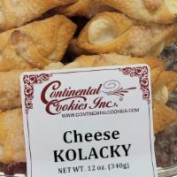 Cheese Kolacky · CONTINENTAL COOKIES INC
12 oz.