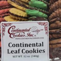 Continental Leaf Cookies · CONTINENTAL COOKIES INC
12 oz.