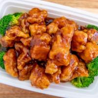 General Tso'S Chicken · Served with rice. Hot and spicy.