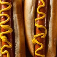 All Beef Hot Dog · Juicy all beef hot dog served.