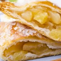 Apple Turnover · Crispy and flaky apple turnover.