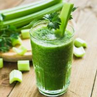Celery Juice · Freshly pressed celery juice.