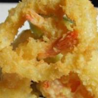 Shrimp And Vegetable Tempura · 2 piece shrimp tempura, 3 piece of veggie tempura