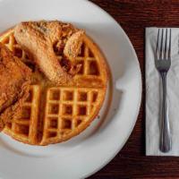 The Rev. Al Sharpton · Fried or smothered chicken and waffles.