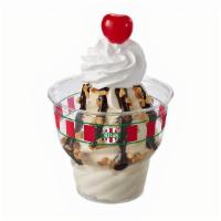 Sundae · Two toppings, whipped cream, and cherry.