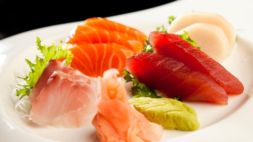 Sashimi Appetizer · Fresh sliced assorted raw fish.