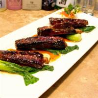 Spare Ribs Teriyaki (Dinner) · Slow cooked spare ribs glazed with teriyaki sauce