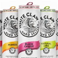 White Claw Hard Seltzer 12Oz · Lime, Raspberry, Grapefruit, & Black Cherry.
(we may replace flavor if out of stock)
