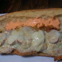 Stupid Cupid · Breaded Chicken Cutlet with Hot Stuffed Peppers, Provolone, and Annabella Sauce