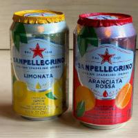 San Pellegrino Soda · Crisp and refreshing citrus sodas. Available in lemon or orange.