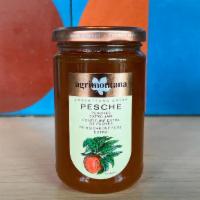 Peach Jam · Sweet peach jam, Summer in a jar, really.