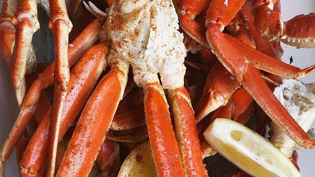 Snow Crab Leg Clusters (1 Lb) · with garlic butter, rosemary potatoes