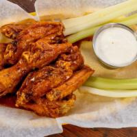 Wings Mild - Medium Or Hot · Steamed then flash fried and tossed in our in house wings sauce.