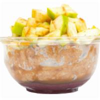 Cinnamon Caramel Apple Bowl · With a base of organic Acai and banana, this Bowl is topped with the perfect combination of ...