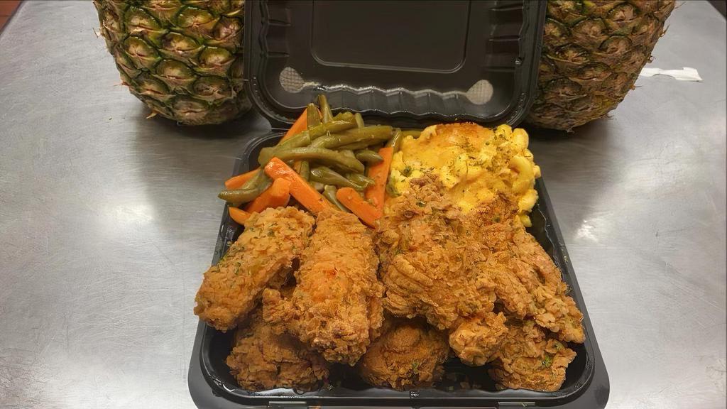 Fried Chicken · Comes with 2 sides of your choice.