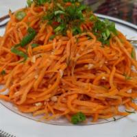  Korean Carrot Salad · Also known as Korean style is a spicy marinated carrot salad. 143.2 calories.