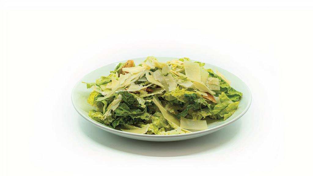 Caesar · classic dressing, croutons, shaved parmigiano