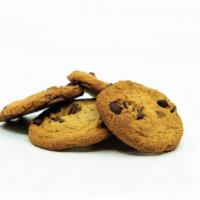 Chocolate Chip Cookies · store-baked vegan chocolate chip cookies (three)