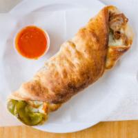 Sausage Roll · Sweet sausage peppers and sauteed onions.