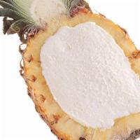 Pineapple Vegan Sorbet · Refreshing pineapple sorbet served in the natural fruit shell. (frozen).