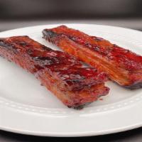Barbecued Spare Ribs · Small 4 Pcs.  Large 8 Pcs.