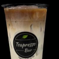 Coffee Milk Tea · Toffee assam tea with shot of organic espresso.