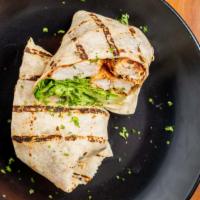 Chicken Wrap With 1 Side · Stuffed with grilled chicken marinated in our special marinade, lettuce, salsa sauce, mayonn...