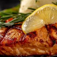Grilled Salmon · Salmon Fillet is grilled until perfectly golden brown then covered in simple, vibrant and ri...