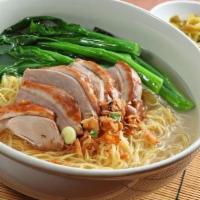 Dumpling Noodle Soup With Duck · 