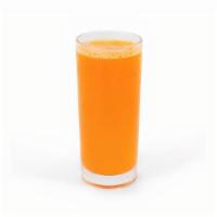Carrot Juice · Fresh cocktail of carrots. No sweetener added, just naturally smooth.