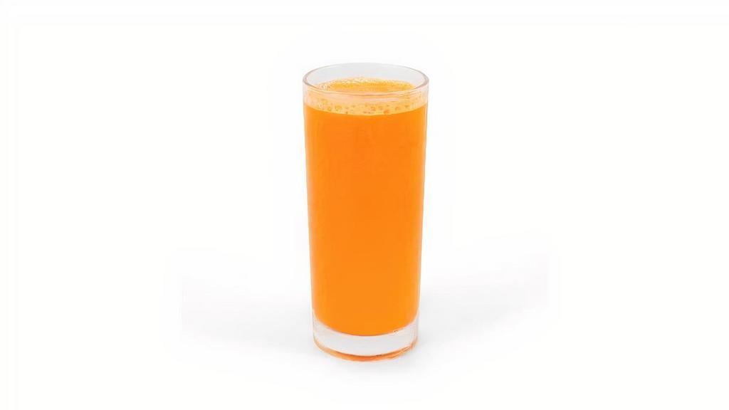 Orange, Carrot, Papaya Juice · Orange, carrot, and papaya.