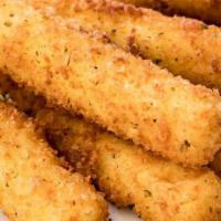 Mozzarella Sticks · Served with marinara sauce.