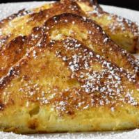 French Toast · Shown with powdered sugar (optional)