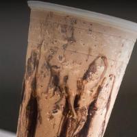 Chocolate Tahini Shake · Our signature creamy vegan chocolate shake with almond milk, dates, & tahini.