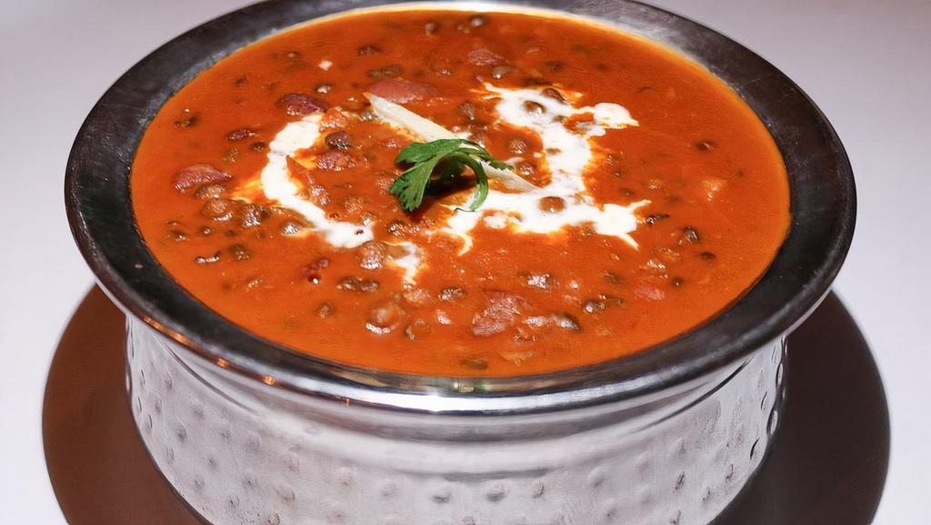 Dal Makhni · Vegan, gluten free. An all-time favorite; rich and creamy sauce of black lentils slow cooked with tomatoes, ginger, garlic, spices and tempered with cumin seeds.