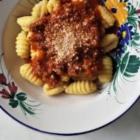 Gnocchi Al Ragù · Secret Handmade Grandma Ragù with Parmesan