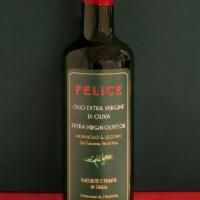 Felice Extra Virgin Olive Oil · FELICE- Extra Virgin Olive oil. The Extra Virgin “FELICE” is a beautiful intense limpid gold...
