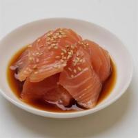 Salmon Sashimi · Ponzu Sauce, Sesame Seeds