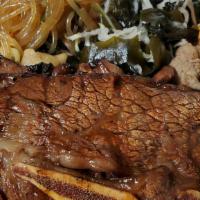 Gina'S Special Plate · Favorite. Comes with kalbi, BBQ beef, BBQ chicken and spring rolls, comes with your choice o...