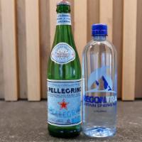 Bottled Water · Choice of Oregon Trail Still Bottled Water or Pellegrino Sparkling Bottled Water
