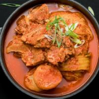 Spicy Pork Bone Stew With Kimchi · 김치 등갈비찜