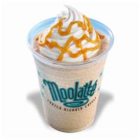 Caramel Moolatte · Coffee blended with creamy Dairy Queen vanilla soft serve and ice and garnished with whipped...