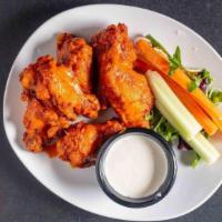 -Jumbo Wings · Our Signature Chicken Wings with your choice of sauce-  Buffalo, Maple-Chipotle, Ancho BBB, ...
